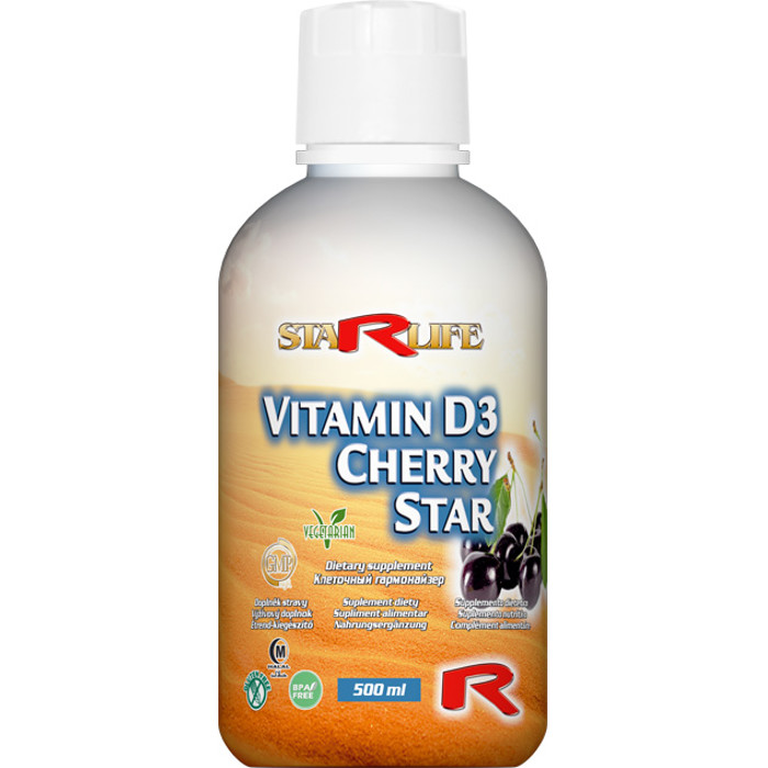 Vitamin D3 Cherry Star, 500 ml